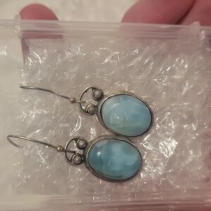 Antique Larimar earrings